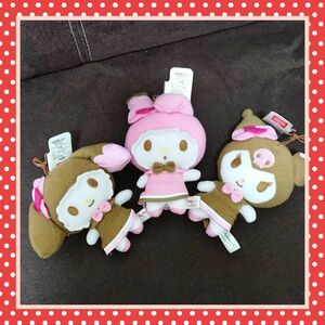 SANRIO　サンリオ　ショコラロリータ　マイメロディ　クロミ　マスコット　ぬいぐるみ　ストラップ