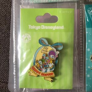  Disney Land e-s ta- pin badge pin bachi Donald daisy TDR TDLeg...