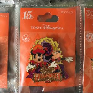  Disney si-2016 Halloween pin badge pin bachiTDR TDS Mickey minnie 15 anniversary 