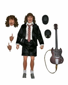 ★AC/DC アンガス ヤング フィギュア AC/DC Angus Young Clothed Figure BY NECA 正規品 acdc TOY 人形 ドール