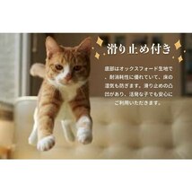 ペットベッド ペットマット ペット用品 犬猫兼用 ベッド ふわふわ かわいい 洗える ふかふか 円形 [XL うすピンク]_画像4