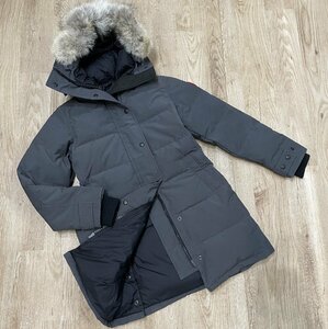  new goods regular price 130,000 jpy Canada Goose shell bar n parka down coat XS lady's 3802LA black group gray fur regular goods 