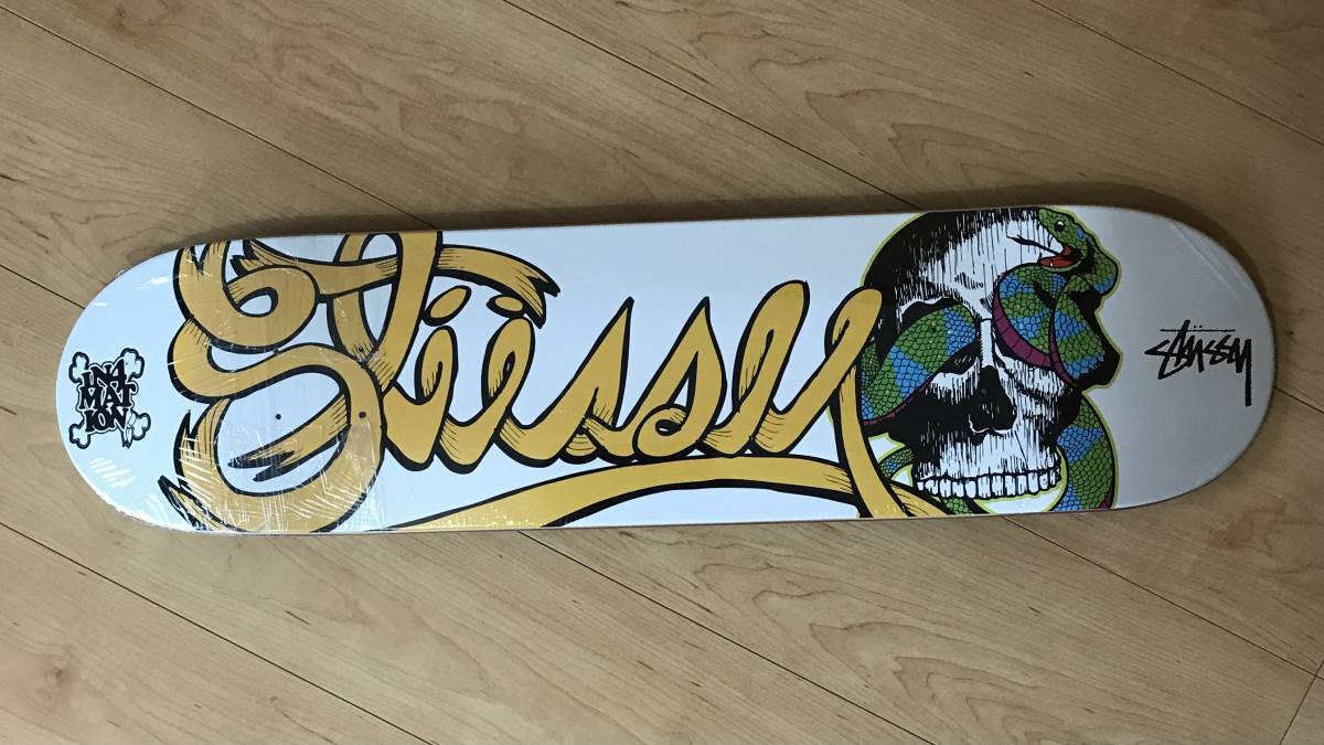 Stussy x GOODS No4 Skateboard Decks 黒 ステューシー グッズ 