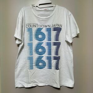 【使用感あり】rockin'on COUNTDOWN JAPAN 1617 Tシャツメンズ