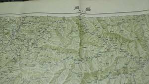 　古地図 　盛岡　岩手県地図　資料　46×57cm　（書き込み多し表裏）　大正13年測量　　昭和３年印刷　発行　B2212