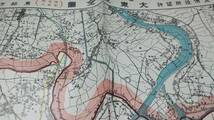 　古地図 　大東京全図　東部方面　地図　資料　　７８×54cm　　　昭和7年印刷　発行　B2212_画像8