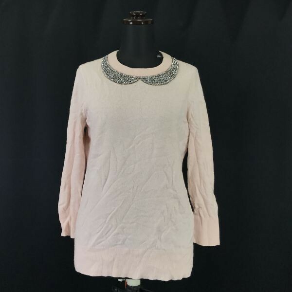kate spade★長袖ウールセーター【Womens size -S/ピンク/Pink】Tops/Shirts◆BH21