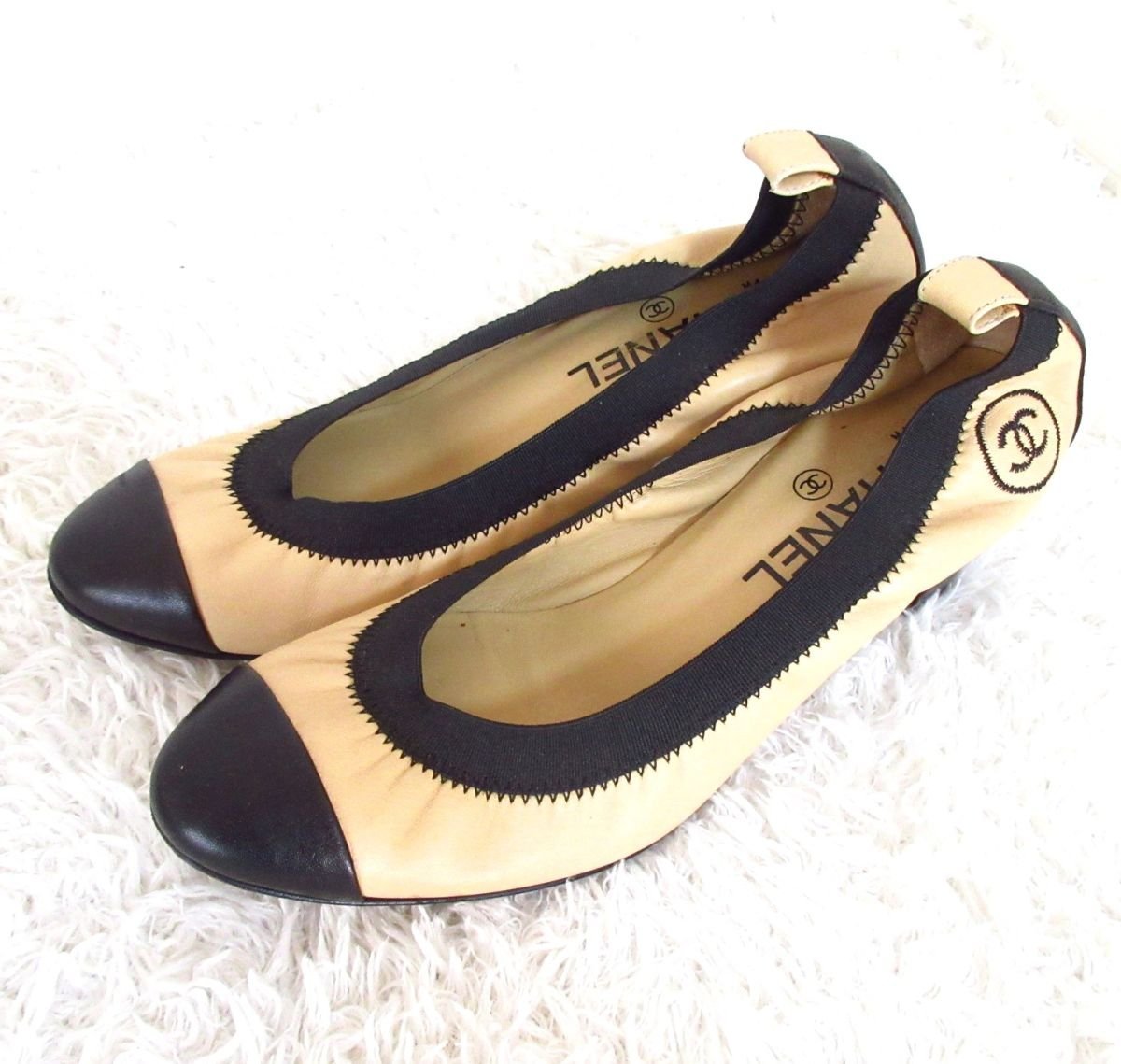 ヤフオク! -シャネル バレエシューズ 37の中古品・新品・未使用品一覧