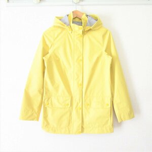  beautiful goods Barbour Bab a-WEATHER COMFORT Logo embroidery with a hood . raincoat 4 yellow yellow color 