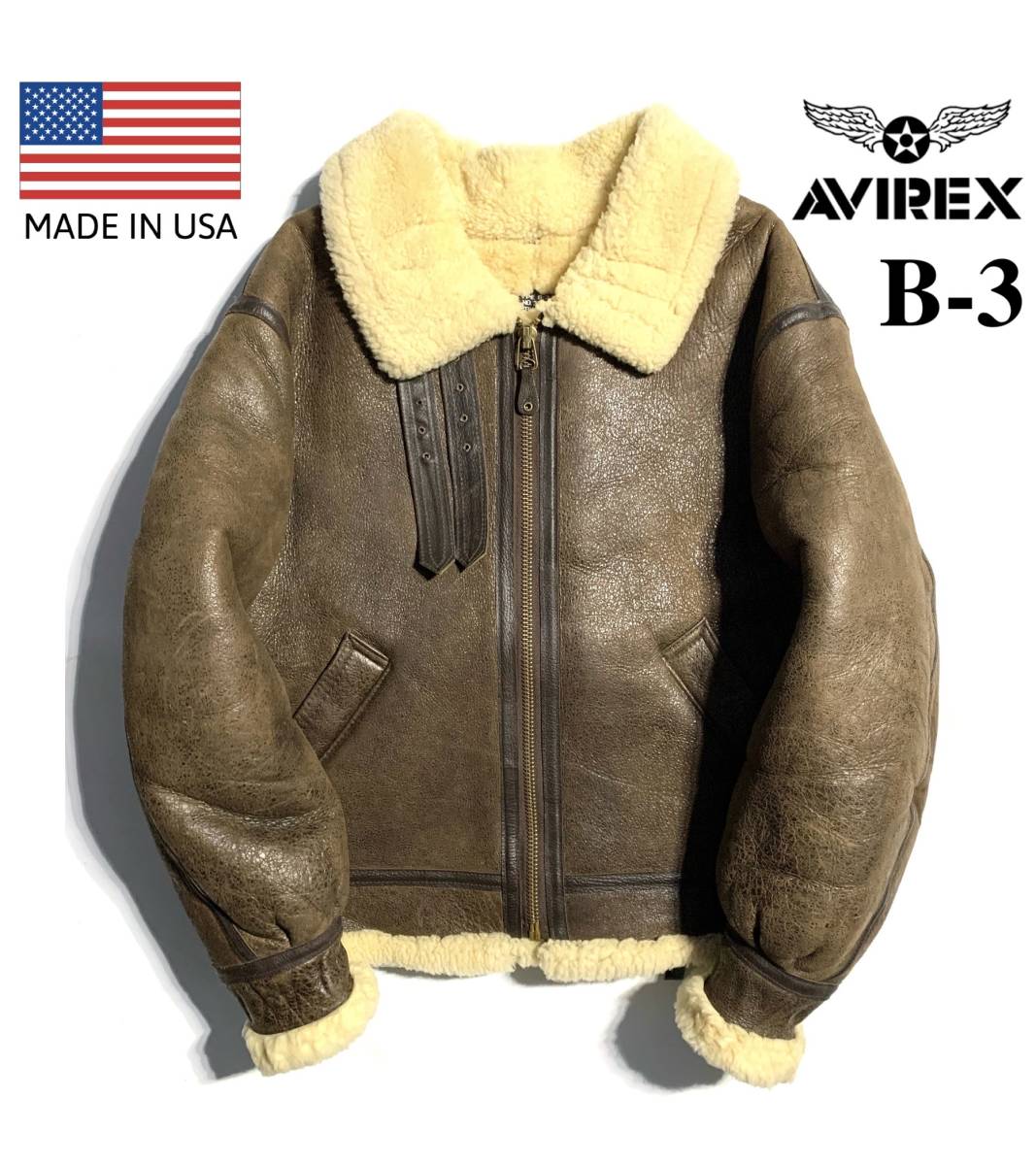 ヤフオク! -「avirex b3 40」(40インチ) (フライトジャケット)の落札
