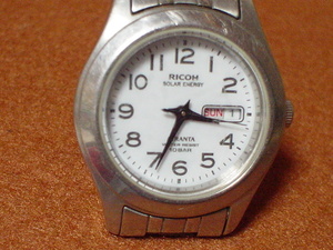  rare article RICOH SOLAR ENERGY ATRANTA 10BAR for women wristwatch 