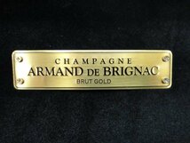 6982●ARMAND DE BRIGNAC アルマンドブリニャック シャンパン　ゴールド　空箱●_画像4