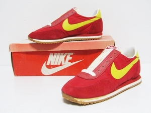 84年製 1984 80s VTG NIKE GEMINI ORIGINAL RED YELLOW OG US6 23cm ナイキ ジェミニ オリジナル 赤黄 ビンテージ デッド 新品 筆記体 SMU