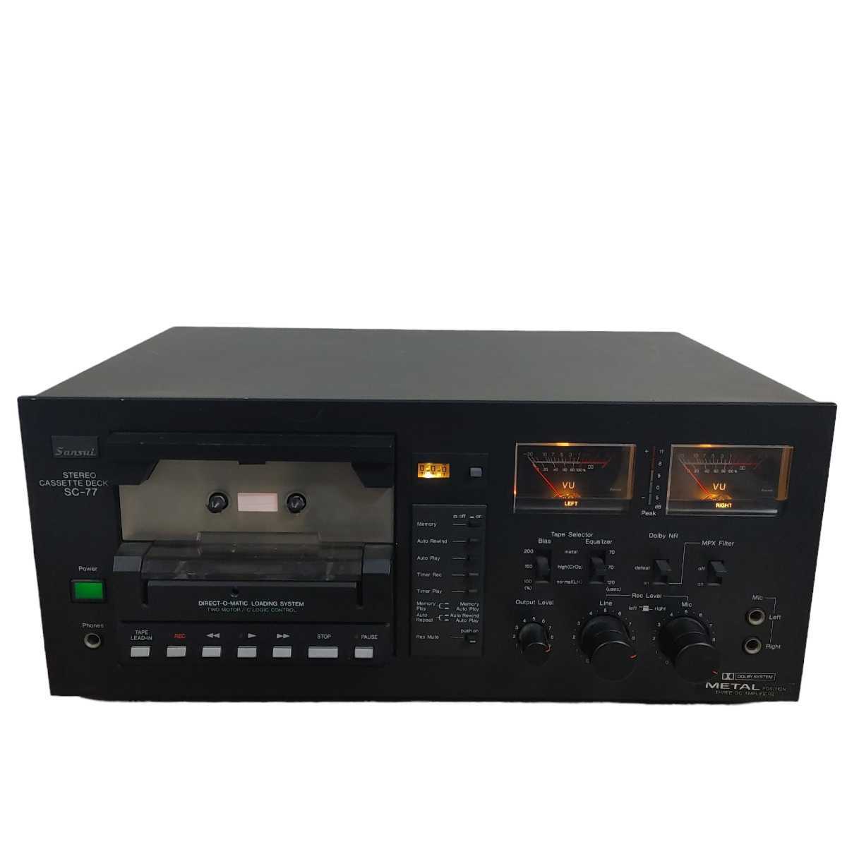 SANSUI SC-7 サンスイ 山水 カセットデッキ 安い特注品 www