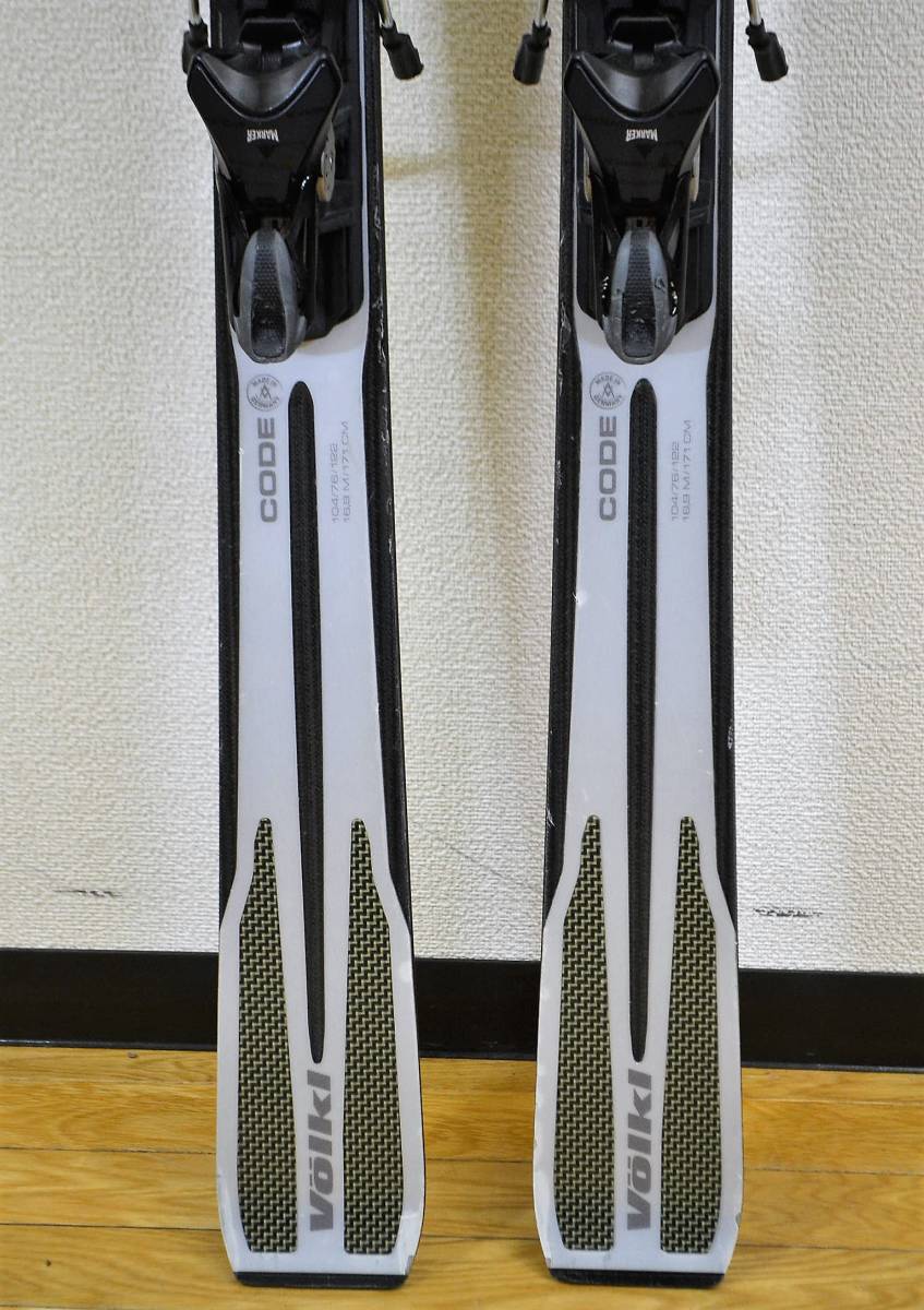 旧ハイエンドプレミアムスキー VOLKL V-WERKS CODE 171cm 122-76-104