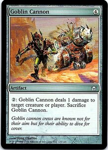 FOIL/ゴブリンの大砲/Goblin Cannon/フィフス・ドーン/英語版/MTG１枚 [FC]