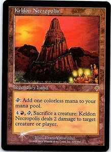 FOIL/ケルドの死滅都市/Keldon Necropolis/インベイジョン/英語版/MTG１枚 [FC]