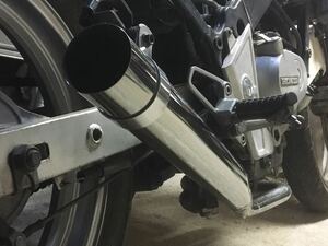 VT250系 ファイター管用 スリップオン式 ランチャーパイプ 検 2重構造 ステンレス ワンオフ VTZ250