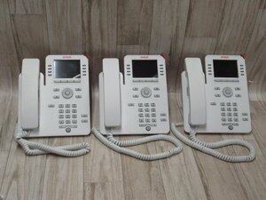 ▲Ω XC1 16611◆保証有 AVAYA【 J169 】 IP電話機 きれい 3台セット 動作OK・祝10000！取引突破！！