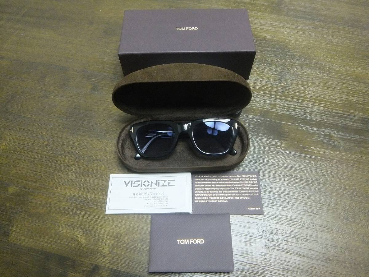 Begin掲載 トムフォード TOM FORD ビッグサングラス ブラウン 箱付き