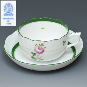 Herend/Helend "Vienna no Rose Cup &amp; Baucer 1 Ceramics Western Art Western Art Western Tableware Венгрия Z4236O