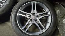 メルセデスベンツ W222 Sクラス 純正アルミホイール A2224011900 245/50R18 タイヤ付4本セット　Cinturato P7 ８J×18 ET41 即発送！_画像2