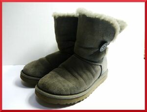 アグ UGG ブーツ シープスキン ボア us7 24.0cm T467-76