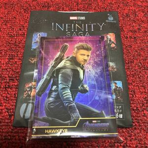 Happyくじ MARVEL Infinity SAGA D賞 メモリアルカードコレクション ホークアイ ブラックパンサー