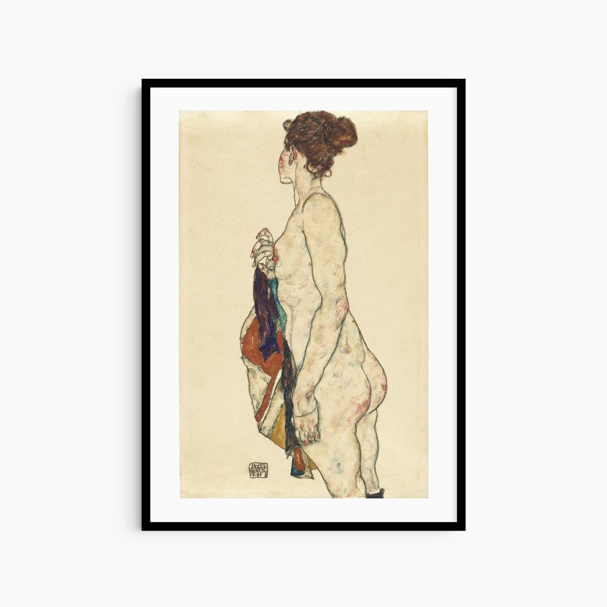 Egon Schiele Expressionnisme Peinture abstraite Peinture d’art Affiche vintage Art Moderne Affiche d’art Contemporain Intérieur, Documents imprimés, Affiche, autres