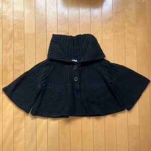 KLEIN PLUS poncho knitted cardigan size 38