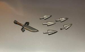 ART OF WAR 1/6 ベルセルク ダガー&投げナイフ ドール用武器 ホットトイズ