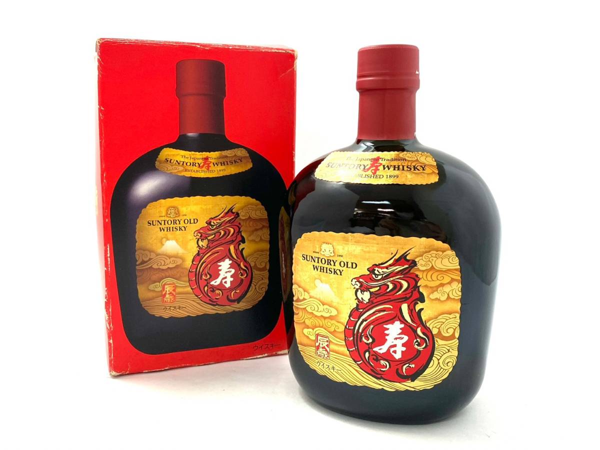 ア109 SUNTORY☆OLD WHISKY☆辰☆オールドボトル☆干支☆昭和 csm.fi.cr