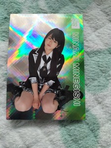 AKB48 トレーディングカード レインボー 峯岸みなみ タレント 女優
