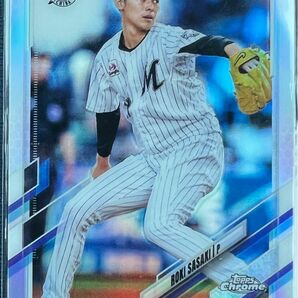 【レア】Topps Chrome NPB／佐々木朗希　リフラクター！