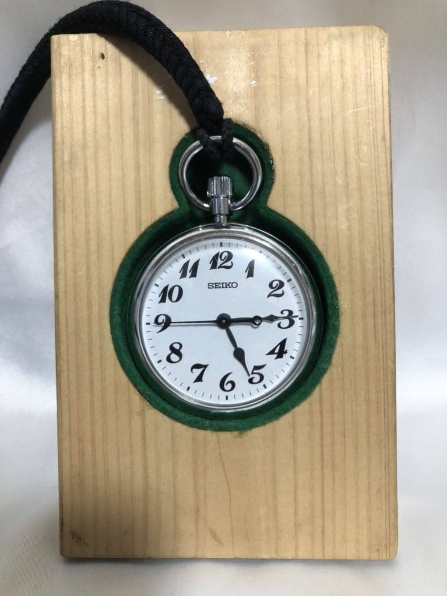 通信販売 SEIKO 名古屋市交通局 地下鉄40周年記念 鉄道時計 懐中時計 