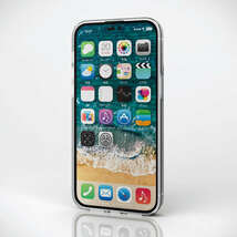 iPhone14 Pro Max用ハイブリッドケース 側面にTPU素材を、背面に透明度の高いポリカーボネート素材を使用: PM-A22DHVCKCR_画像4
