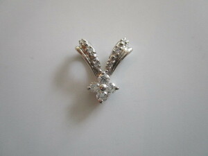 ∈Å∋ long time period stock goods .. bargain *Pt diamond (0.28ct) head *