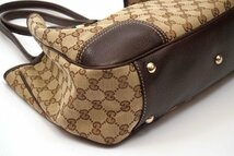 【極美品】グッチ GUCCI ハンドバッグ トートバッグ GGキャンバス レディース 鞄 かばん 5953_画像5