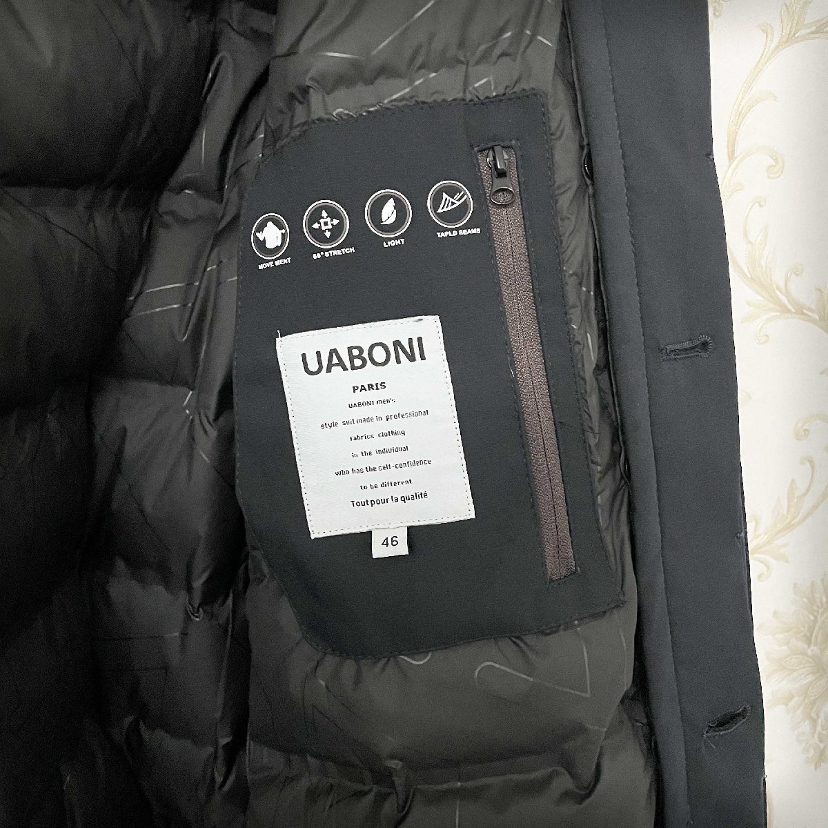 最高級EU製&定価12万 UABONI*Paris*ダウンジャケット*ユアボニ*パリ発