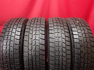 中古スタッドレス 165/70R14 81Q 4本セット ダンロップ ウィンター MAXX 02(WM02) 9分山 マーチ ヴィッツ パッソ スイフト アップ!