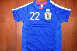 【iru-S31-F】日本代表モデル　サッカーシャツ　130 　２２番