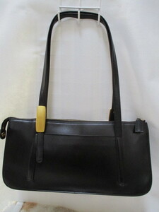 美品☆PELLE BORSA　ペレボルサ　ショルダーバッグ　黒