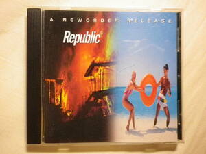 『New Order/Republic(1993)』(Quest/Warner Bros. 9 45250-2,USA盤,Regret,Ruined In A Day,Bernard Sumner)