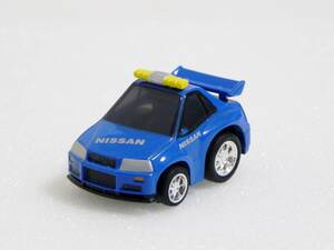 ちびっこチョロＱ 日産 スカイライン GT-R (R34) ペースカー ブルー