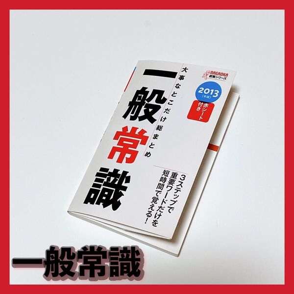 大事なとこだけ総まとめ一般常識 2013年版 (NAGAOKA就職シリーズ) 就職情報研究会/編