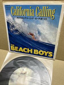 Промо! Красота 7 ''! Beach Boys Boys Beach Boys / California Calling California CBS / Sony 07SP 912 Образец Японии