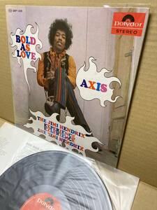 SMP-1398！稀LP！ジミ ヘンドリックス The Jimi Hendrix Experience Axis Bold As Love ボールド アズ ラヴ Polydor COCA COLA 1969 JAPAN