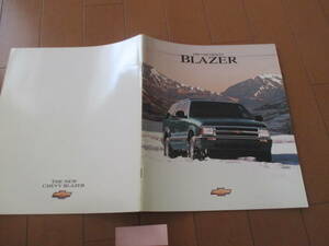 家21105　カタログ　■シボレー　CHEVROLET■外国語　ＢＬＡＺＥＲ■1995　発行42　ページ