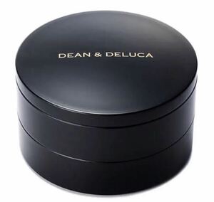 新品未開封 DEAN & DELUCA 日本製 丸二段重 総黒ツヤ仕上げ