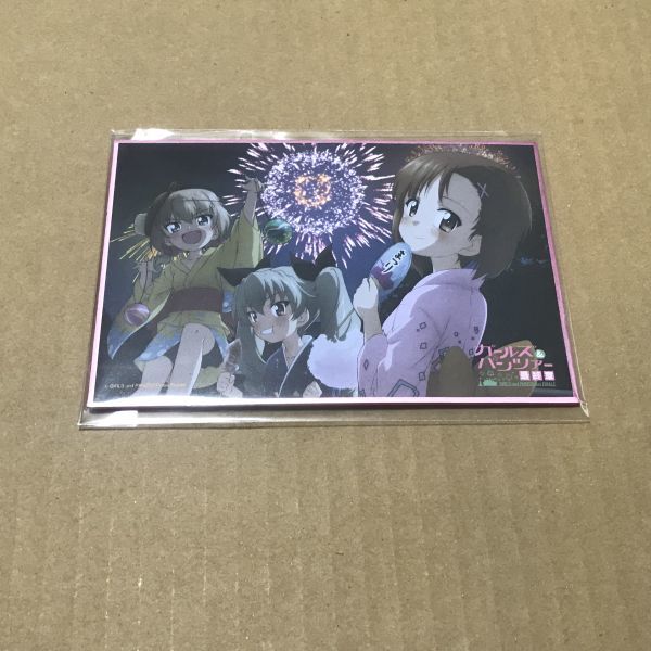 ガールズ&パンツァー 抽プレ 渕上舞/西住みほ 直筆サイン入り色紙